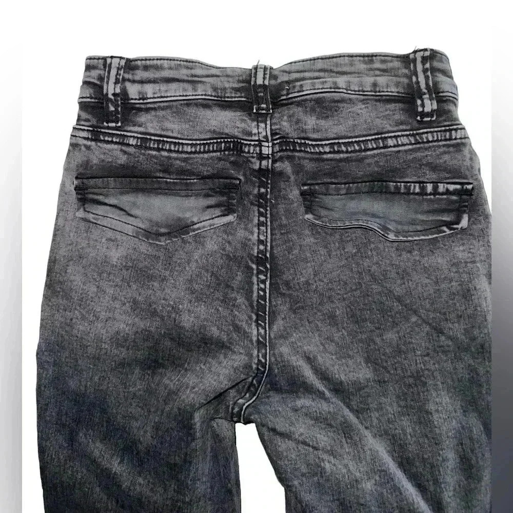 Easel Los Angeles size small black acid wash skinny‎ jean jegging. - Picture 3 of 11